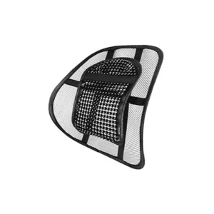 respaldar lumbar para asiento tejido con bolitas