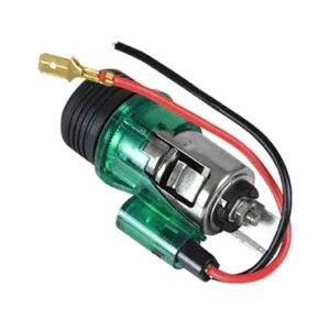 encendedor de cigarrillos para automóvil 12v c/luz verde (a87003 f74)