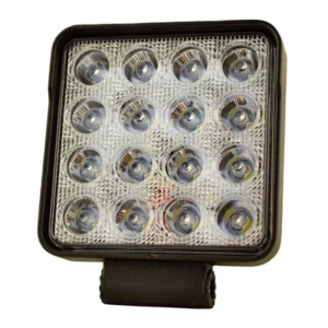faro de trabajo cuadrado 12/24v 16 led