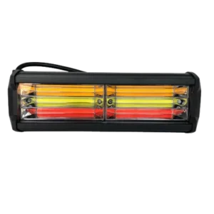 faro barra led 9.5" (144w 9 32v) tricolor/blanco, Ámbar, rojo