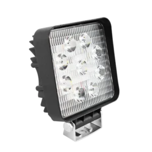 faro de trabajo 4” cuadrado 9 luz led 27w 12/36v blanco prunuz