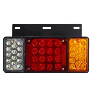 faro posterior base pvc luz led tricolor 12/24v