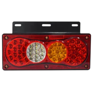 faro posterior base pvc luz led tricolor 12/24v