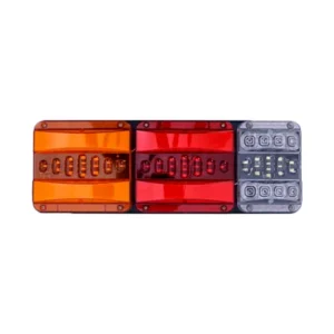 faro posterior rectangular led 16" r=l tricolor hb