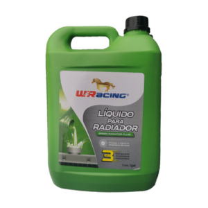 liquido para radiador por galón verde wracing