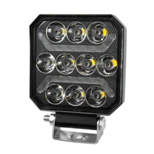 faro de trabajo 4” cuadrado 10 luz led 30w blanco prunuz