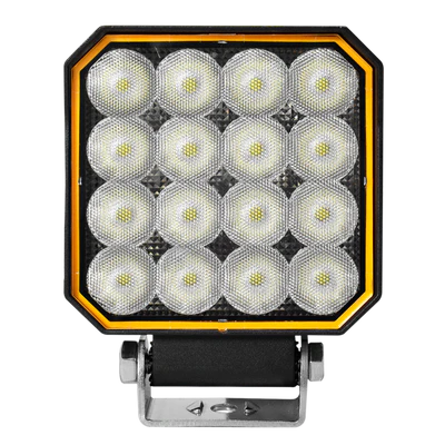 faro de trabajo cuadrado 16 led luz blanca gpc faro de trabajo cuadrado 16 led luz blanca gpc