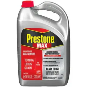 refrigerante anticongelante 50/50 rojo 1 galón prestone