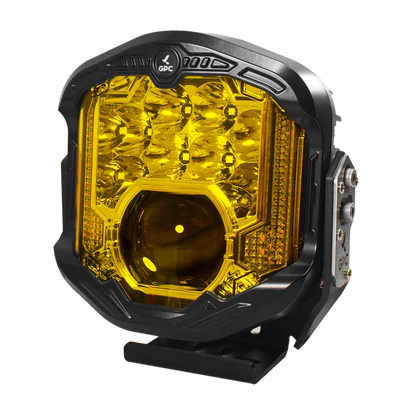 faro alta potencia lupa 7" 95w off road amarillo contorno ambar gpc faro alta potencia lupa 7" 95w off road amarillo contorno ambar gpc