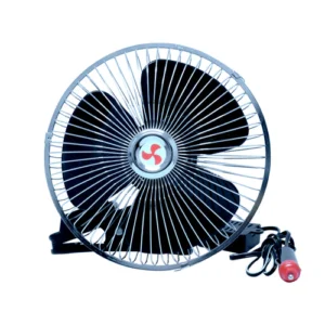 ventilador para empernar con gancho 8" negro