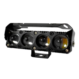 faro de trabajo 4 lupas luz led 60w dual blanco y amarillo prunuz