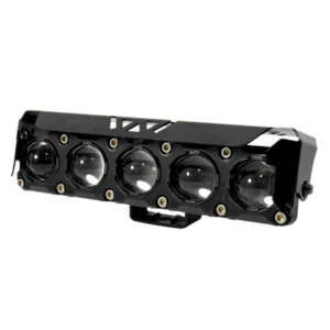 faro de trabajo 5 lupas led 75w dual blanco y amarillo prunuz