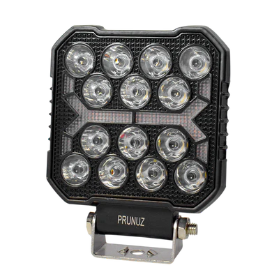 faro de trabajo cuadrado dlr ambar 12 luz led 36w blanco faro de trabajo cuadrado dlr ambar 12 luz led 36w blanco