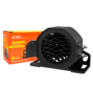 alarma de retroceso industrial negro 12 60v adel