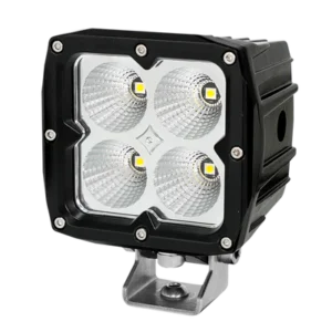 faro de trabajo 5" pesado 4 led cuadrado luz blanca aguz