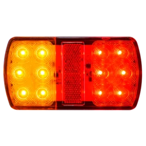 faro posterior pequeño ovalado 12 led bicolor 12v/24v hb