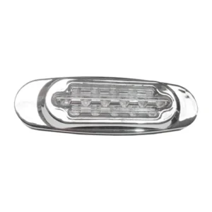 faro lateral ovalado cromado led 12v multipartes