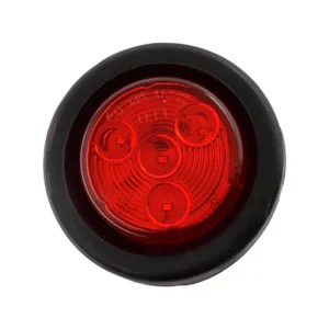 faro lateral led 2" redondo rojo 12/24v jci