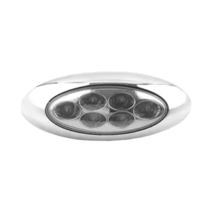 faro lateral ovalado 06 led 12/24v plast innova