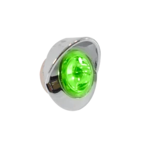 faro lateral 1.5" 1 led aro cromado con visera