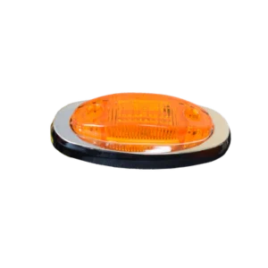 faro lateral ovalado cromado 3 led shiliduo
