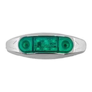 faro lateral cromado 6 led destellante 12/24v prunuz