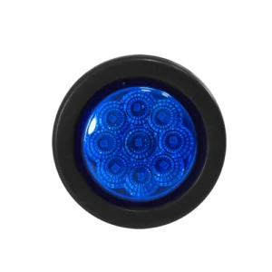 faro lateral 2" redondo jebe destellante 10v/30v